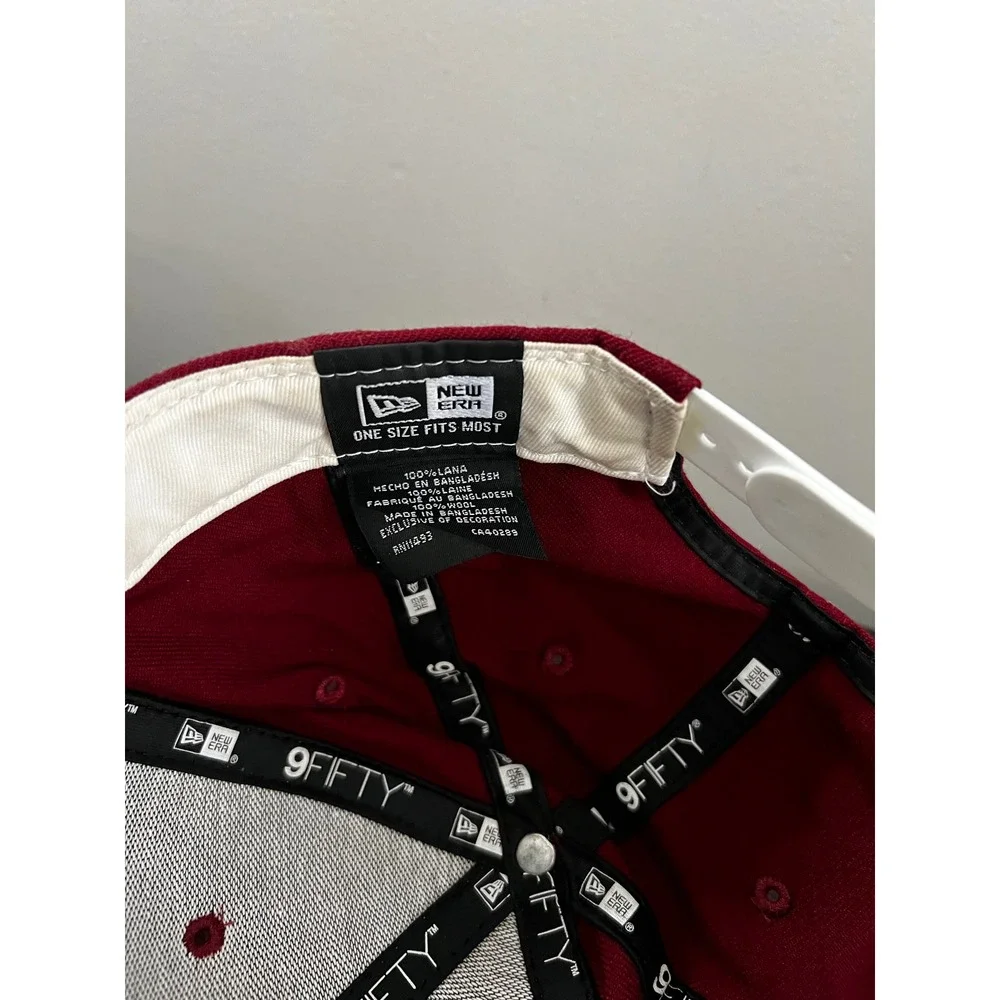 New Era 9FIFTY Philadelphia Phillies Snapback Hat Maroon Wool Cooperstown MLB